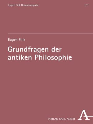 cover image of Grundfragen der antiken Philosophie